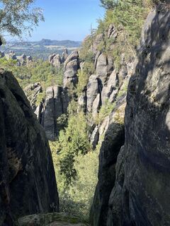 Foto da Michaela Fischer lungo il tour