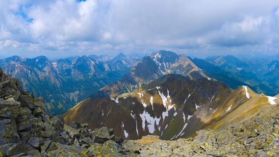 Vom Hochreichhart nach NW zum Hirschkarlgrat und Geierhaupt