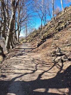 Foto de Marco Pezzuolo a lo largo del recorrido