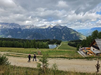 Photo de Josef Luger le long du parcours