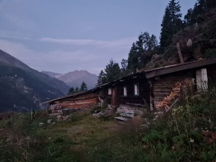 früh morgens bei der Böckfeldalm