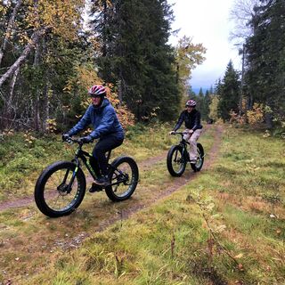 Fatbiking, Ukkohalla Finnland
