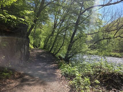 Foto von Brenda Kroesbergen entlang der Tour