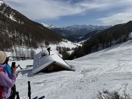 Foto von Stéphane Thidet entlang der Tour