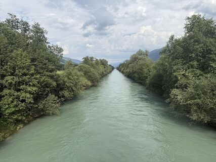 Foto von Simone Reimann entlang der Tour