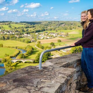 Aussicht Burg Blankenberg, Hennef