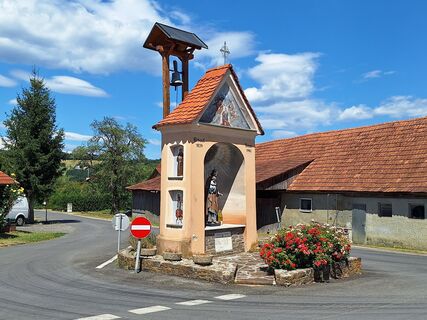 Photo de Isabella Peinsold-Klammer le long du parcours
