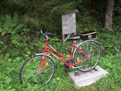 Das "erzählende Rad" am Märchenwanderweg
