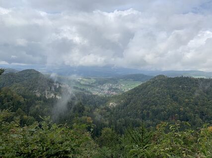 Foto von Margarete Bolten entlang der Tour