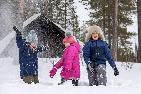 Winterspaß am Unterstand