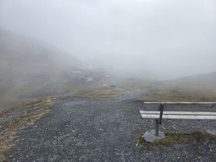 Photo de Robert Walter le long du parcours