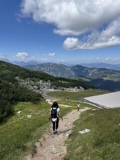 Photo de Katerina Palkova le long du parcours