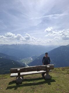 Photo de Magnus Moser le long du parcours