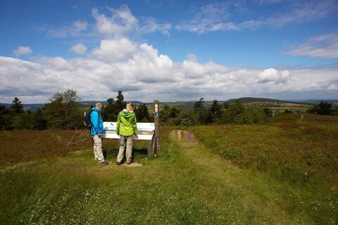 Panoramatafeln auf der Kahlen Pön