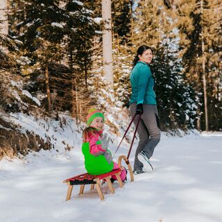 Rodeln für die ganze Familie bei den Klug Liften