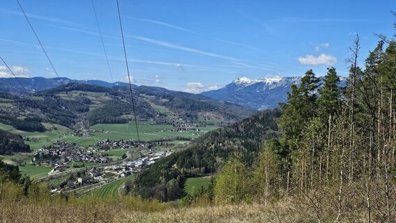 Photo de Alexandra Stani le long du parcours