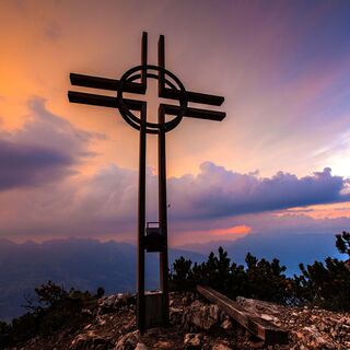 Gipfelkreuz auf dem Alpspitz