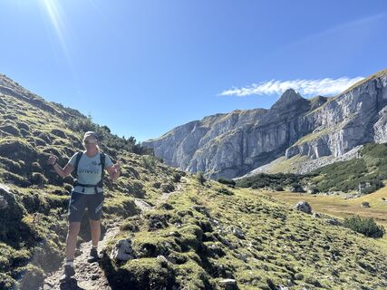 Foto von Matthias Opbacher entlang der Tour