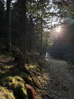 Foto de Loris Daldoss a lo largo del recorrido