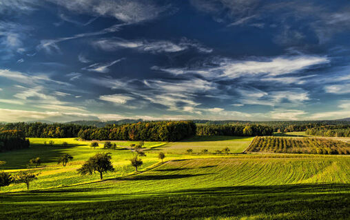 Wiesen- und Felderlandschaft um Emmersdorf