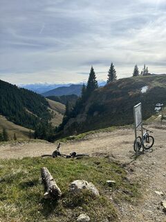 Foto von Yannic Laslop entlang der Tour