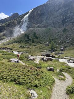 Photo de Hans van den Berg le long du parcours