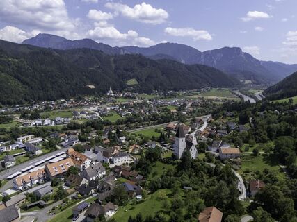 Luftansicht_Pernegg an der Mur_Oststeiermark