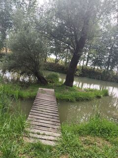 Photo de Edith K. le long du parcours