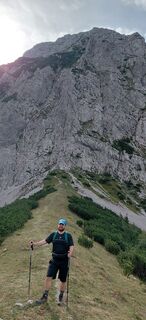 Foto von Stane Korošec entlang der Tour