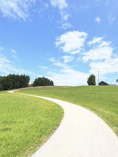 Photo de Heinz Sperl le long du parcours