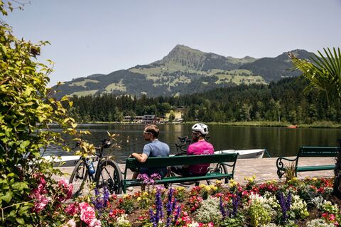 Gravelbike Schwarzsee Region St. Johann in Tirol