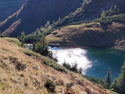 Rückblick auf Unteren Kaltenbachsee
