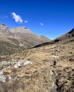 Foto de Lars Fluetsch a lo largo del recorrido