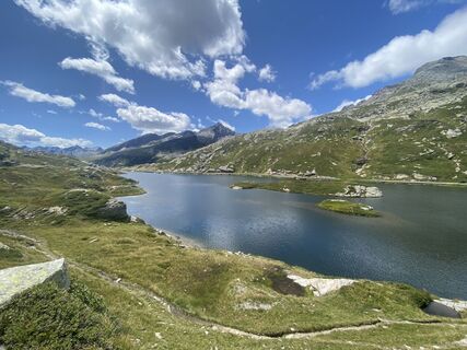 Photo de Marilena Locatelli le long du parcours