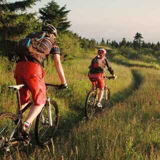 Mountainbiken im Erzgebirge