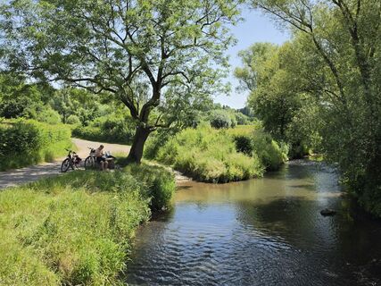 Photo de Patrick Dubois le long du parcours