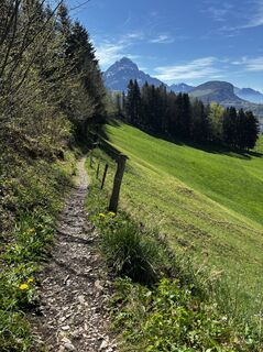 Photo de Melanie Bechtold le long du parcours