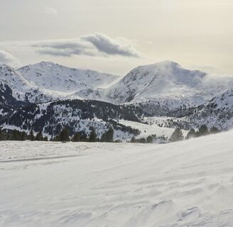 Aussicht auf die Gipfel der Seetaler Alpen