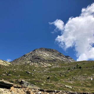 Das Äusser Rothorn von den Grüebe gesehen