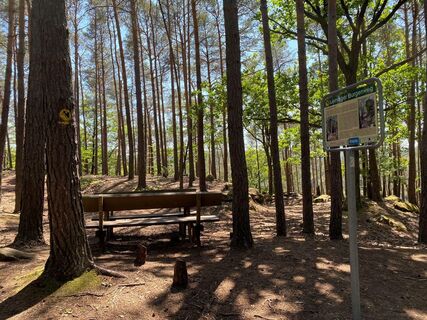 Rastplatz nahe des Kamelkopf-Felsens