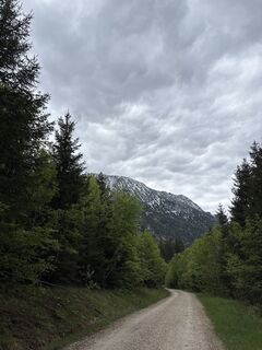 Foto von Heinz Sperl entlang der Tour
