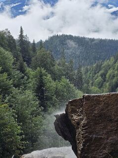 Photo de Domenic Beyrowski le long du parcours