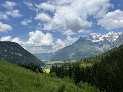 Photo de Kerstin Albrecht le long du parcours