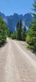 Fotografia z Fritz Mitterer na trase