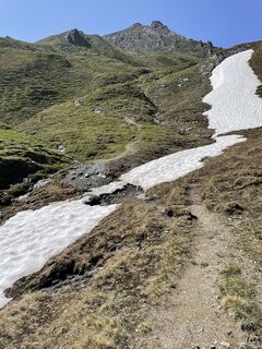 Foto de Andreas Gruber a lo largo del recorrido