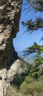 Foto von Christine Arnold entlang der Tour