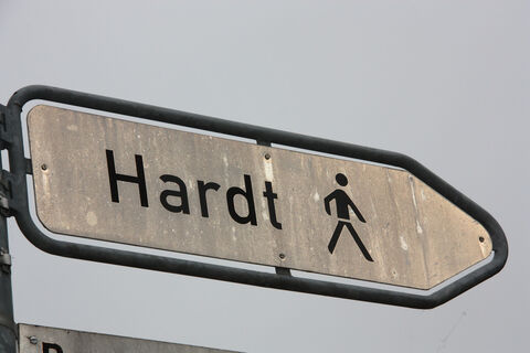 Fußweg zum Hardt