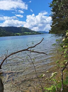 Foto von Dagmar Hofer entlang der Tour
