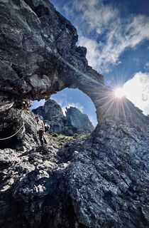 Foto de Aurelian Böhler a lo largo del recorrido