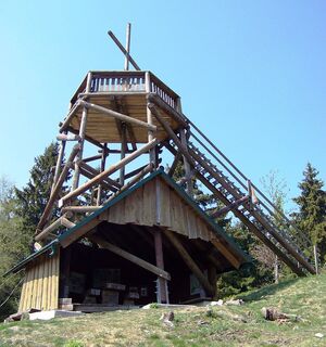 Aussichtsturm auf dem Haubegipfel - Neustadt am Rennsteig